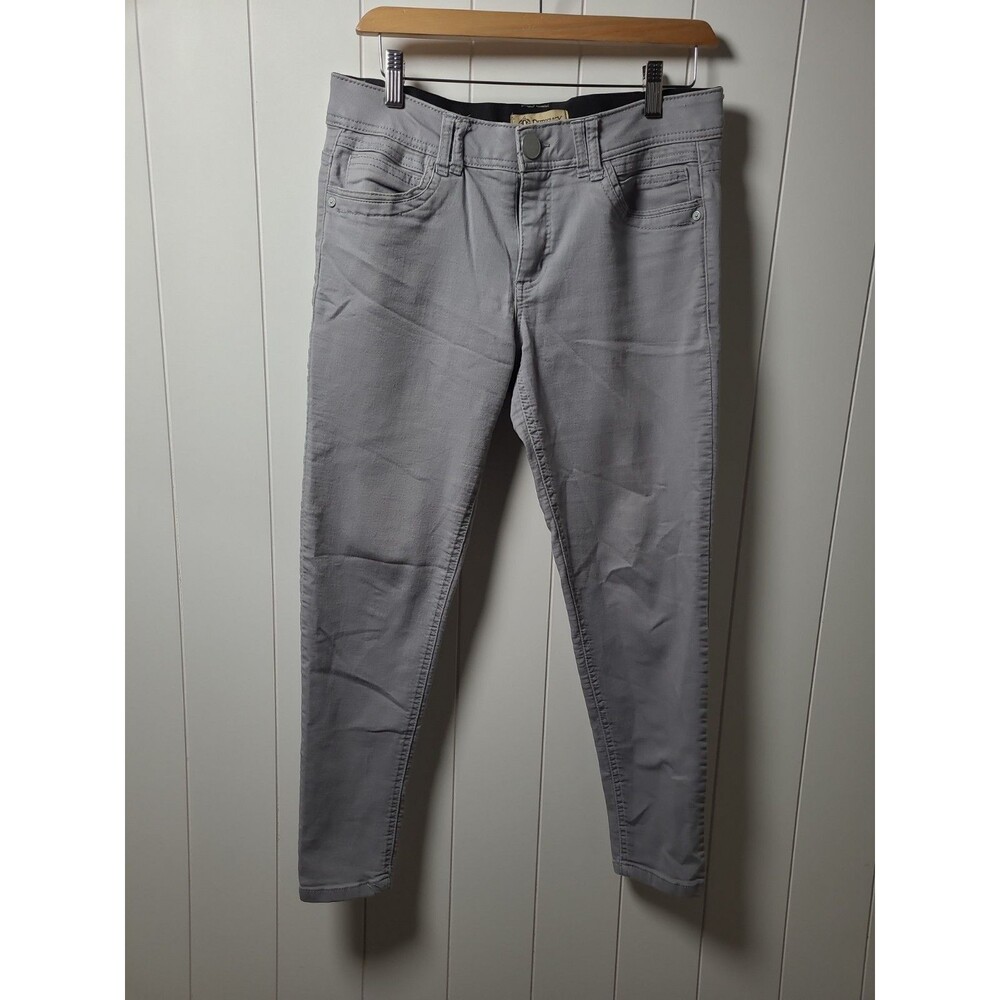 Democray Ab Technology Jeans Womens Size 8 Gray Stretch Denim